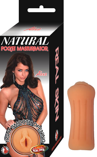 Natural Pocket Pussy Style Masturbator - Alexa | 782631265606 | Available at EroticWarehouse.com