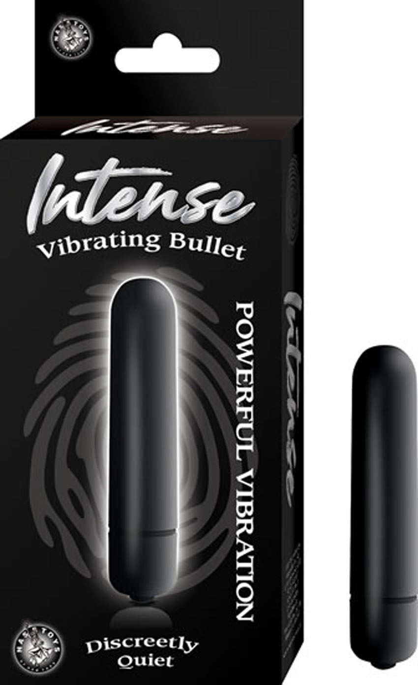 Intense Vibrating Bullet - Black | 782631280432 | Available at EroticWarehouse.com