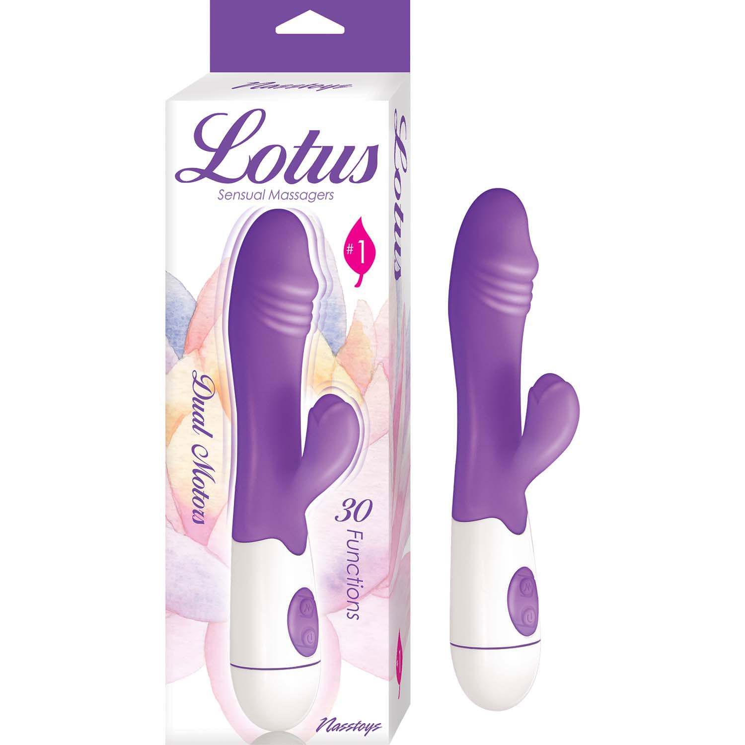 Lotus Sensual Massagers - Purple | 782631301427 | Available at EroticWarehouse.com