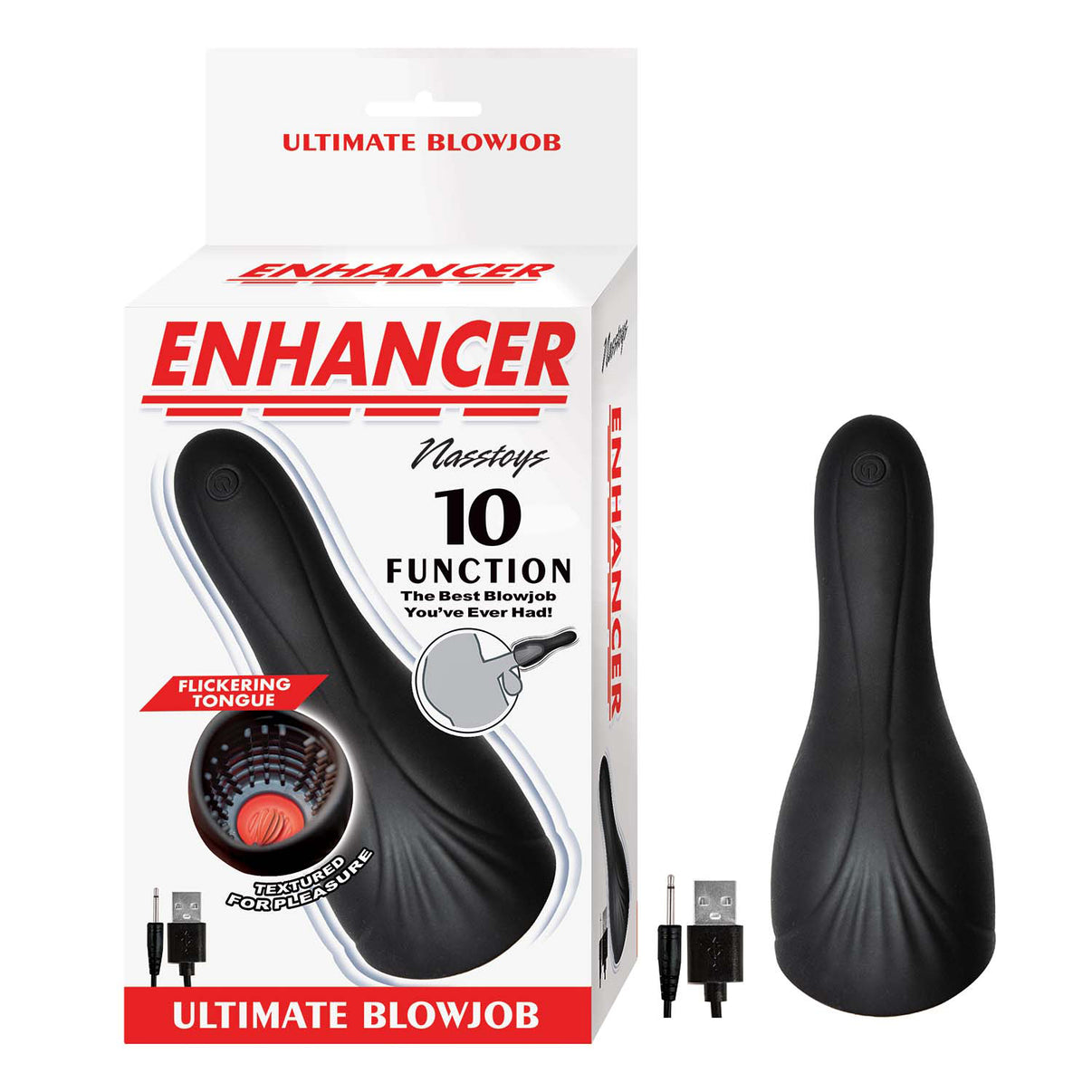 Enhancer Ultimate Blow Job - Black | 782631305203 | Available at EroticWarehouse.com