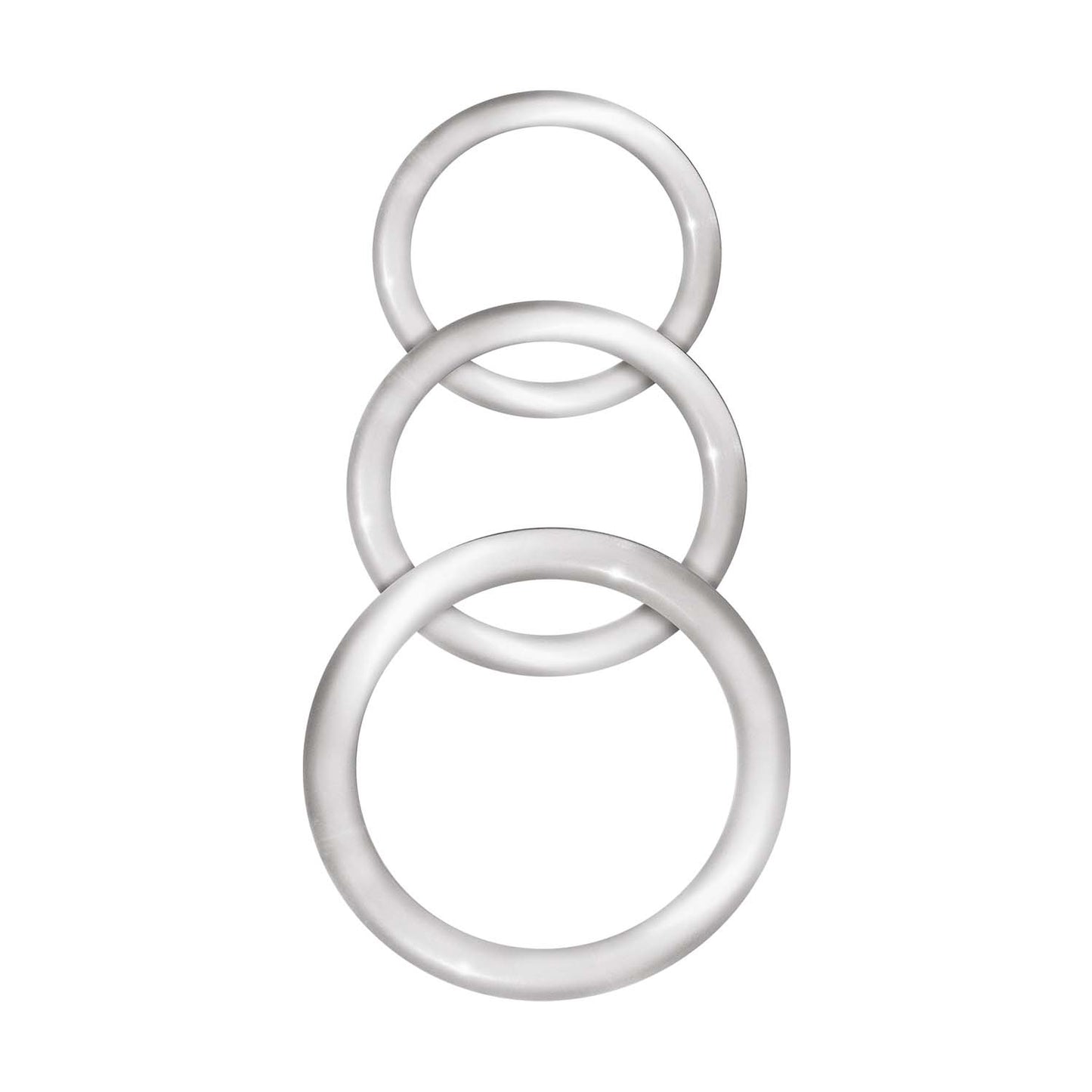 Enhancer Silicone Cockrings - Clear | 782631305708 | Available at EroticWarehouse.com
