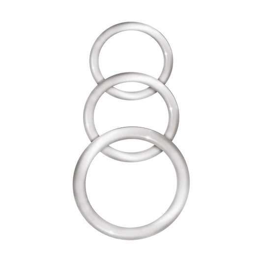 Enhancer Silicone Cockrings - Clear | 782631305708 | Available at EroticWarehouse.com