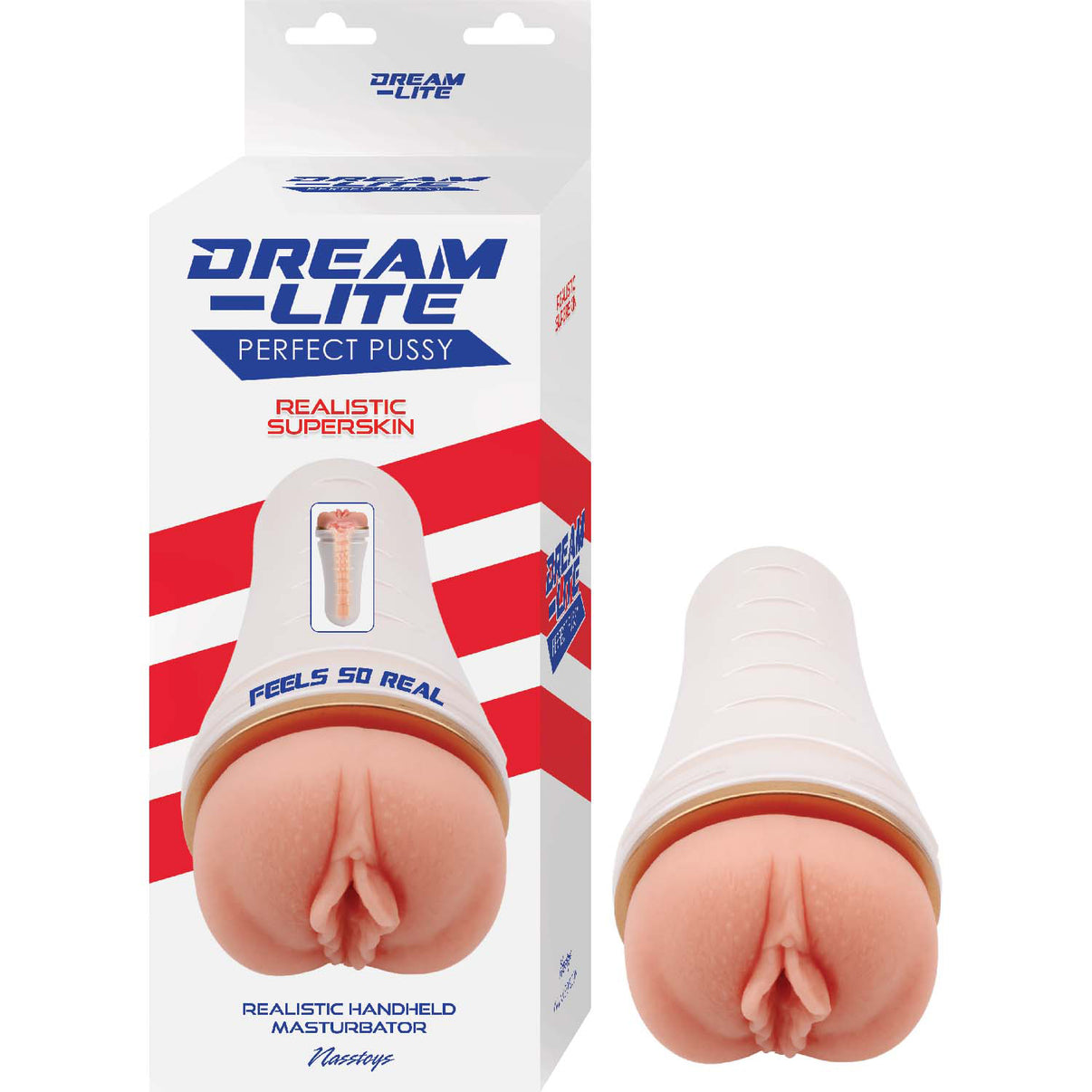 Dream-Lite Perfect Pussy - White | 782631309102 | Available at EroticWarehouse.com