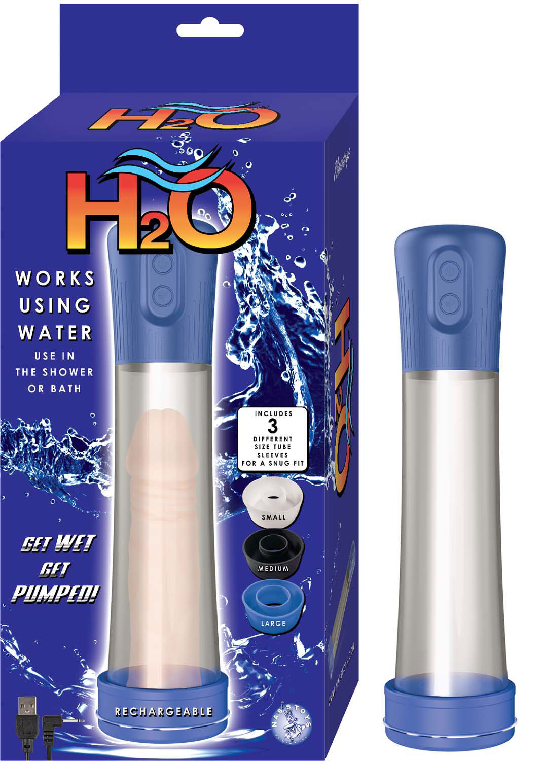 H2o - Blue | 782631313000 | Available at EroticWarehouse.com