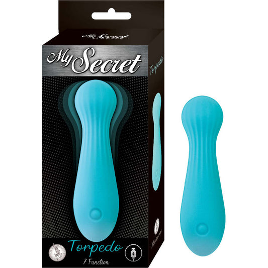 My Secret Torpedo - Aqua | 782631314922 | Available at EroticWarehouse.com