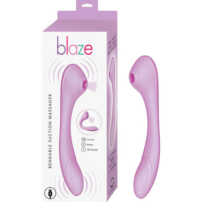 Blaze Bendable Suction Massager - Lavender | 782631318623 | Available at EroticWarehouse.com
