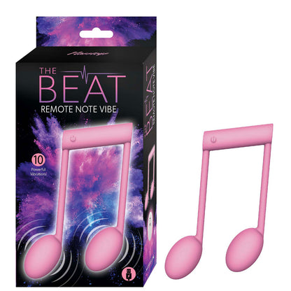 The Beat Remote Note Vibe - Pink | 782631320114 | Available at EroticWarehouse.com