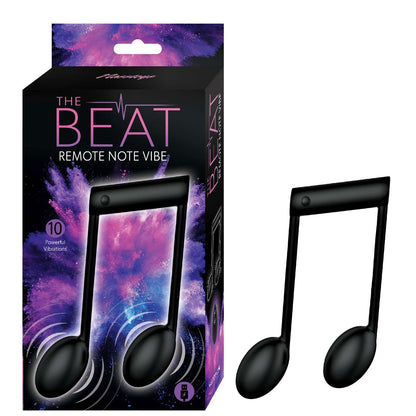 The Beat Remote Note Vibe - Black | 782631320121 | Available at EroticWarehouse.com