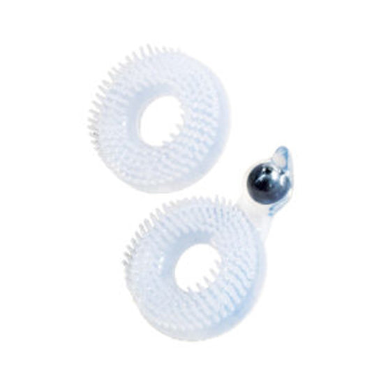 Enhancer Dual Love Rings - Clear | 782631323610 | Available at EroticWarehouse.com
