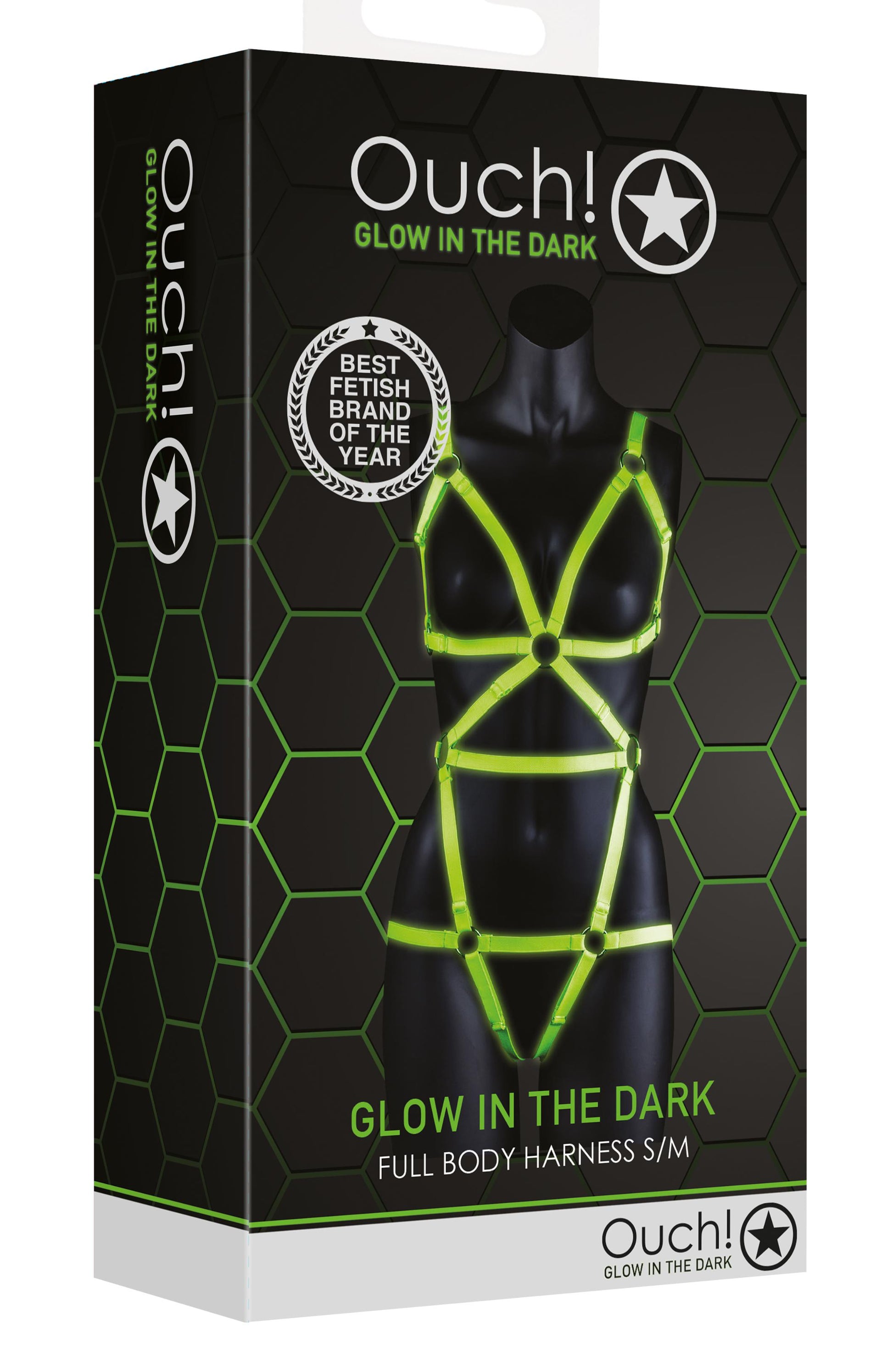 Full Body Harness - Small / Medium - Glow in the Dark | 7423522652688 | Available at EroticWarehouse.com