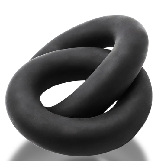 Shackle Double Link'd Cock/ball Rings - Black | 840215126511 | Available at EroticWarehouse.com
