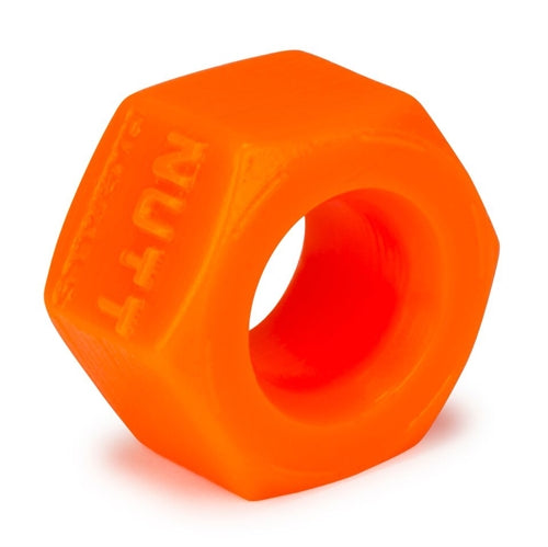 Nutt Short Ball Stretcher Cock Ring - Orange | 840215104557 | Available at EroticWarehouse.com