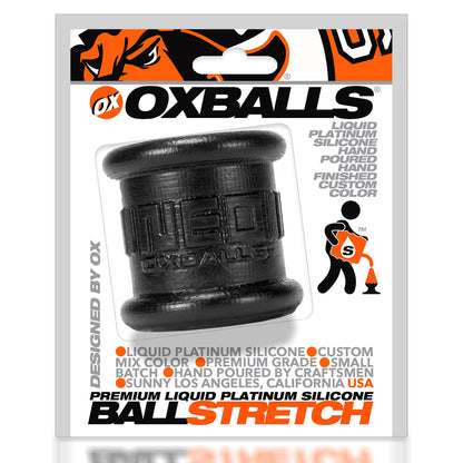 Neo 2 Inch Tall Ball Stretcher Squishy Silicone - Black | 840215104380 | Available at EroticWarehouse.com