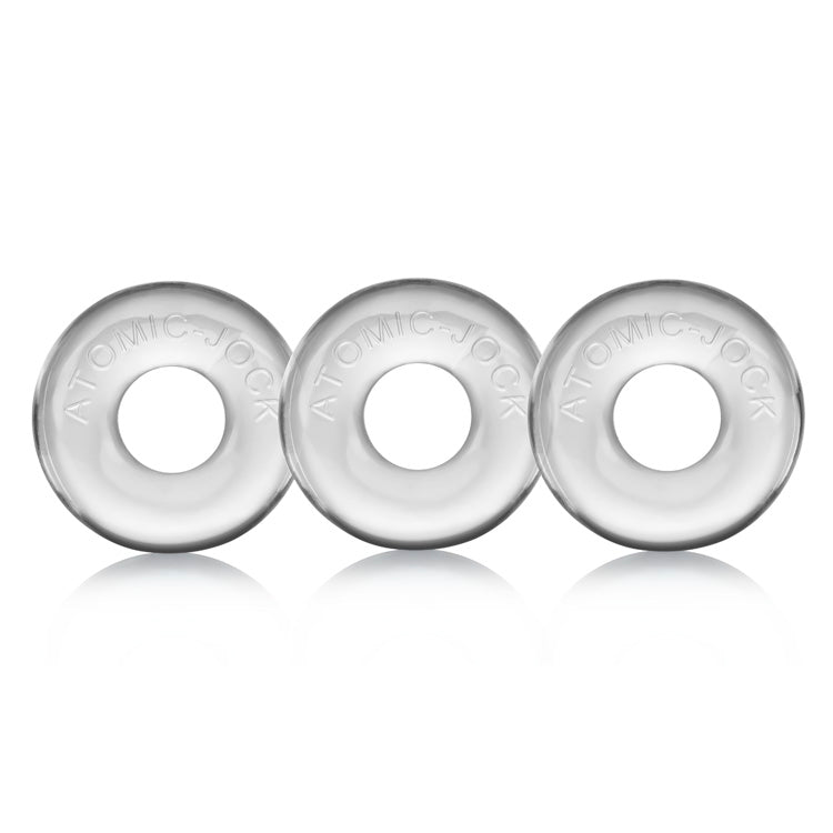 Ringer 3-Pack Do-Nut-1 - Clear | 840215120373 | Available at EroticWarehouse.com