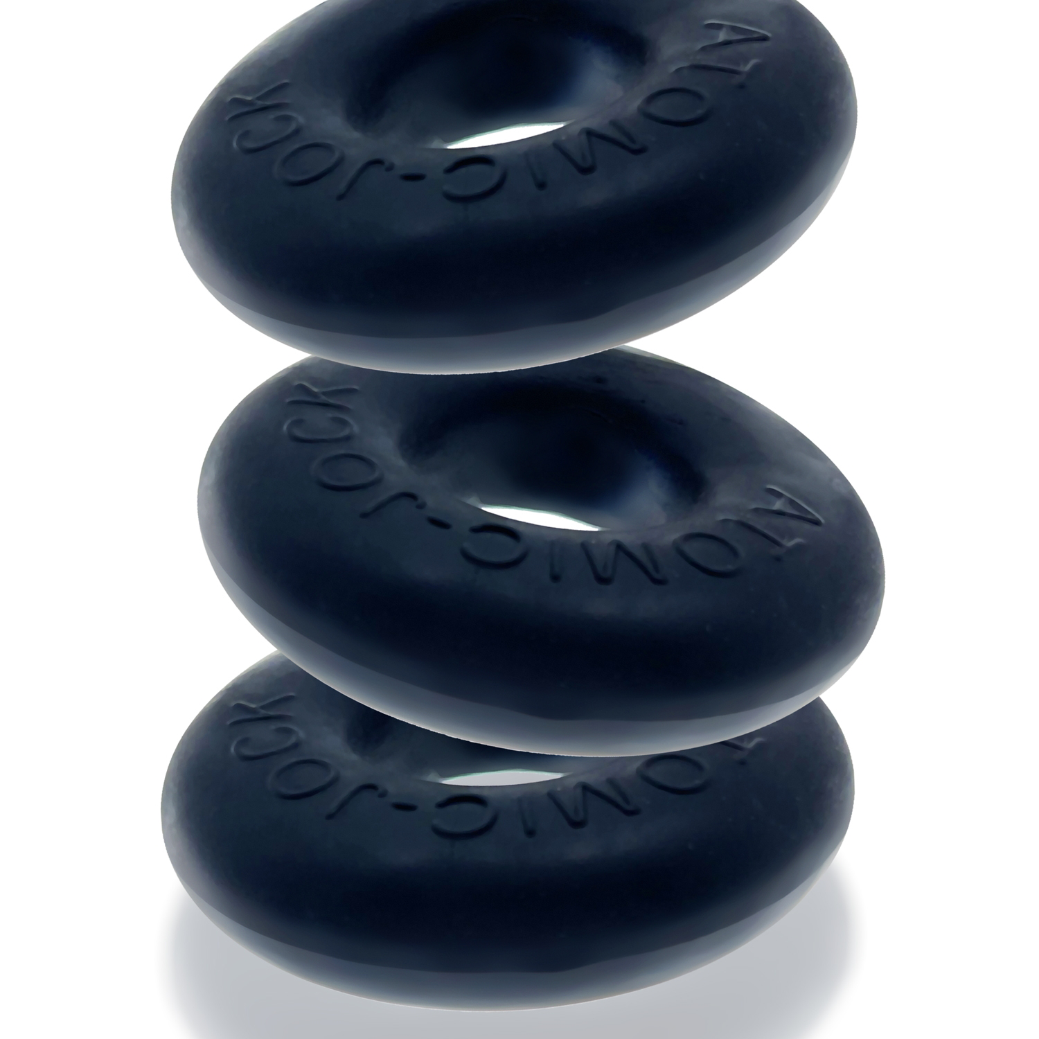 Ringer Cockring 3 Pack - Small - Night Black | 840215121813 | Available at EroticWarehouse.com