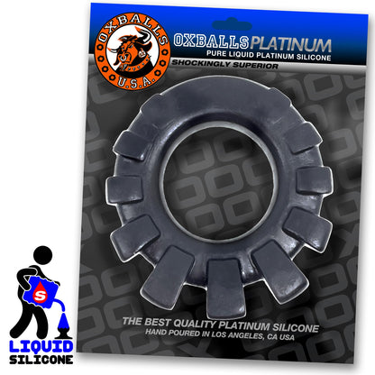 Cock-Lug Lugged Cockring - Black | 840215122094 | Available at EroticWarehouse.com