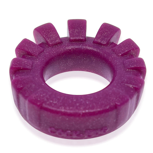 Cock-Lug Lugged Cockring - Plum | 840215122117 | Available at EroticWarehouse.com