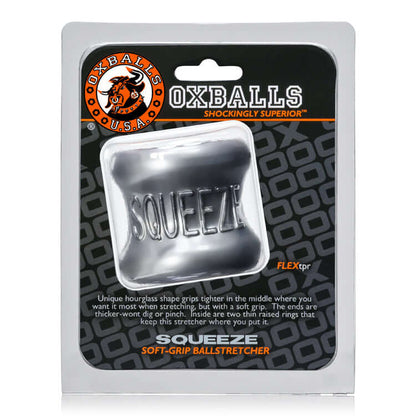 Squeeze Soft- Grip Ballstretcher - Steel | 840215118820 | Available at EroticWarehouse.com