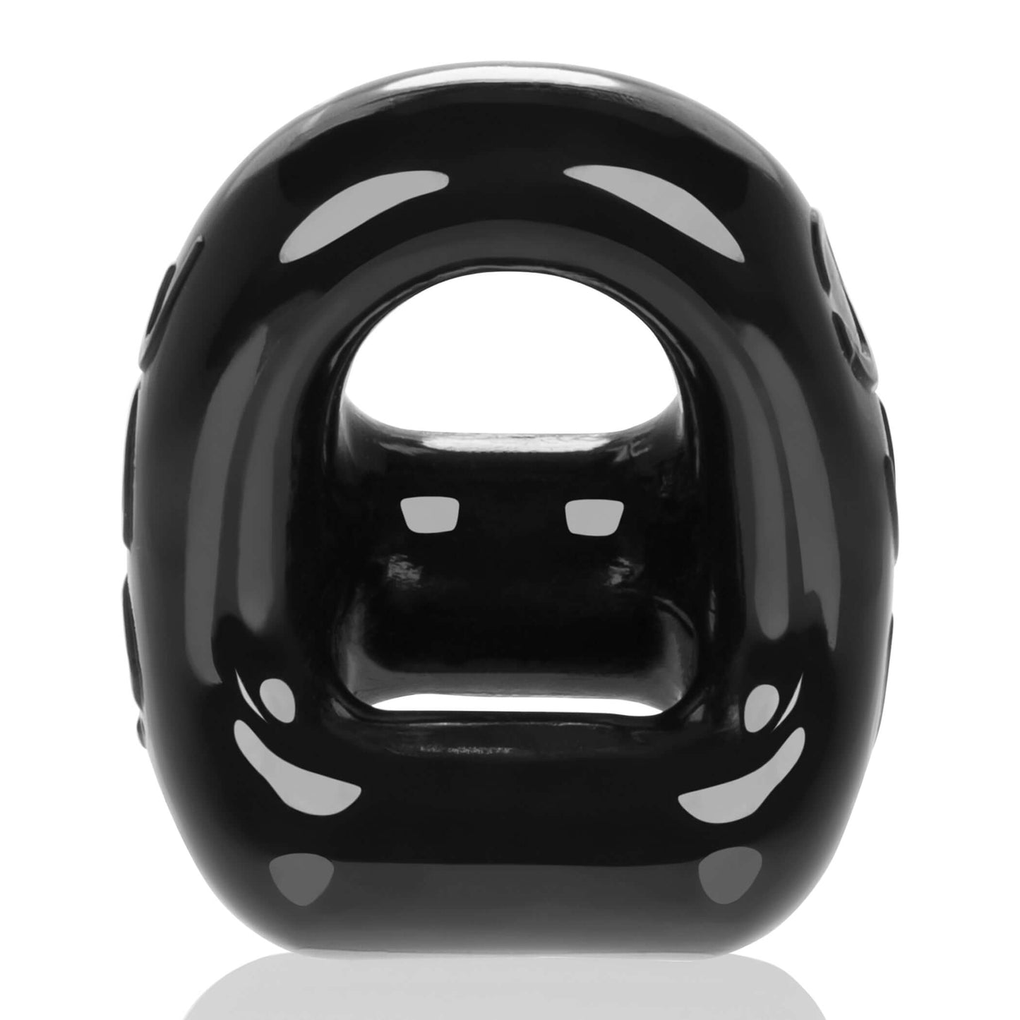 360 2- Way Cockring and Ballsling - Black | 840215118844 | Available at EroticWarehouse.com