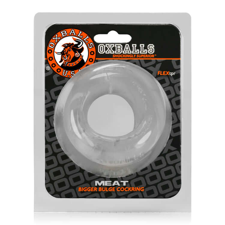 Meat Bigger Bulge Cockring - Clear | 840215118950 | Available at EroticWarehouse.com