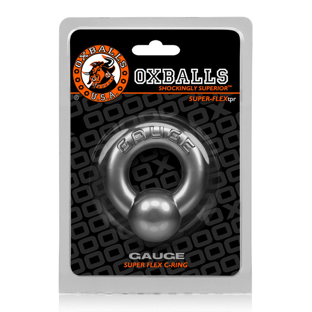 Oxballs Gauge Cockring - Steel | 840215119261 | Available at EroticWarehouse.com
