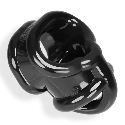 Oxballs Ballsling Cocksling W / Splittler - Black | 840215119353 | Available at EroticWarehouse.com