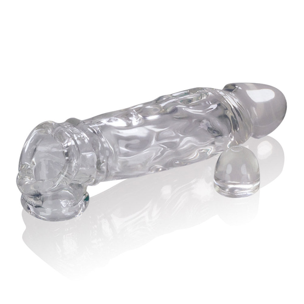 Butch Veiny Cocksheath - Clear | 840215119384 | Available at EroticWarehouse.com