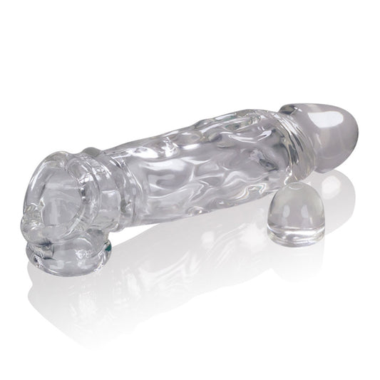 Butch Veiny Cocksheath - Clear | 840215119384 | Available at EroticWarehouse.com