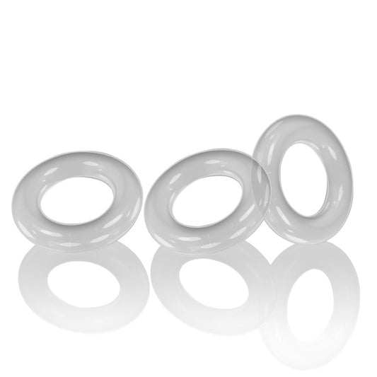 Willy Rings 3-Pack Cockrings - Clear | 840215120311 | Available at EroticWarehouse.com
