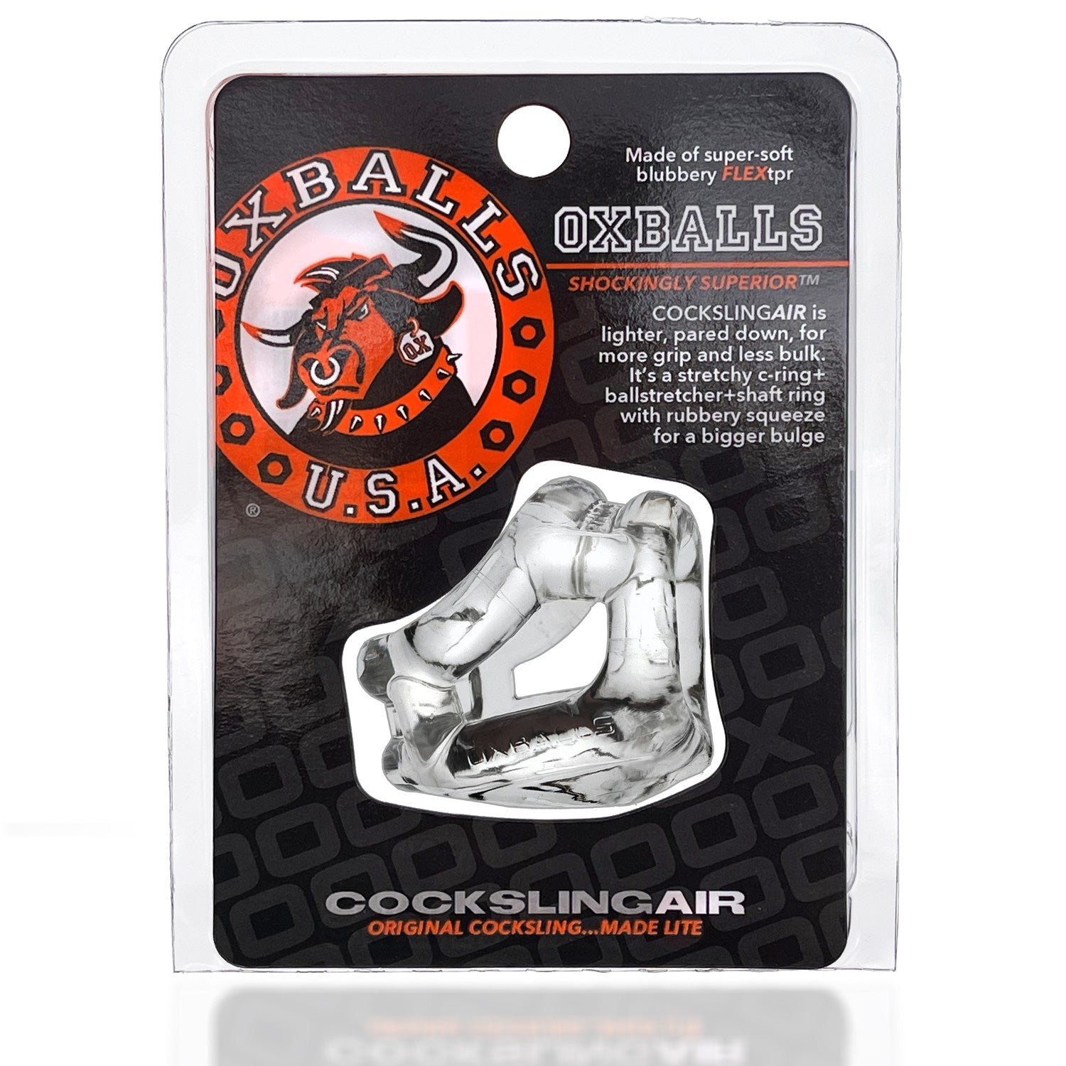 Cocksling Air - Clear | 840215121745 | Available at EroticWarehouse.com
