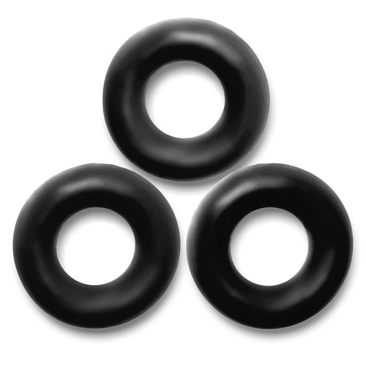 Fat Willy 3-Pack Jumbo C-Rings - Black | 840215121042 | Available at EroticWarehouse.com