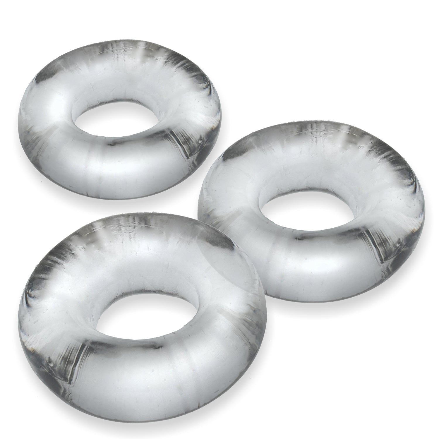 Fat Willy 3-Pack Jumbo C-Rings - Clear | 840215121059 | Available at EroticWarehouse.com