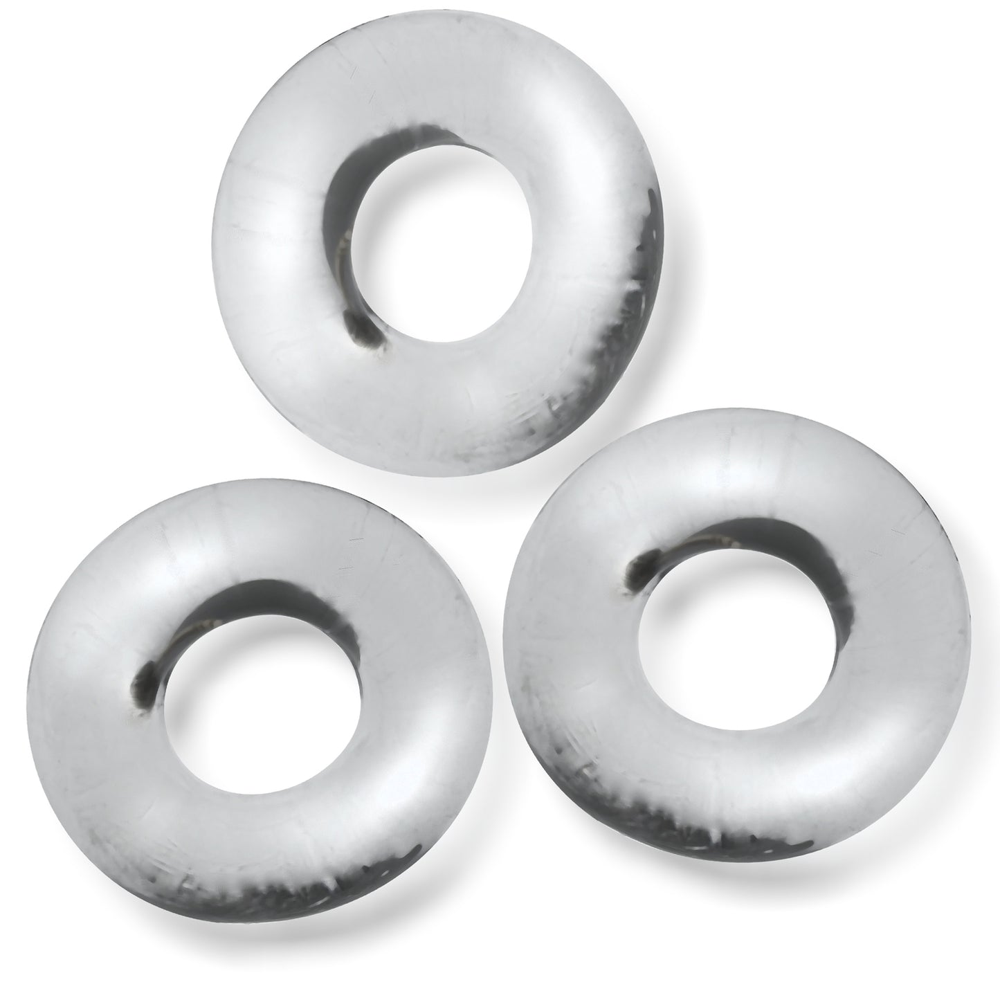 Fat Willy 3-Pack Jumbo C-Rings - Clear | 840215121059 | Available at EroticWarehouse.com