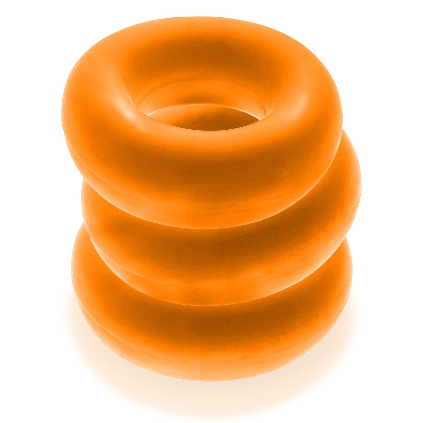Fat Willy 3-Pack Jumbo Cockring - Orange | 840215121035 | Available at EroticWarehouse.com