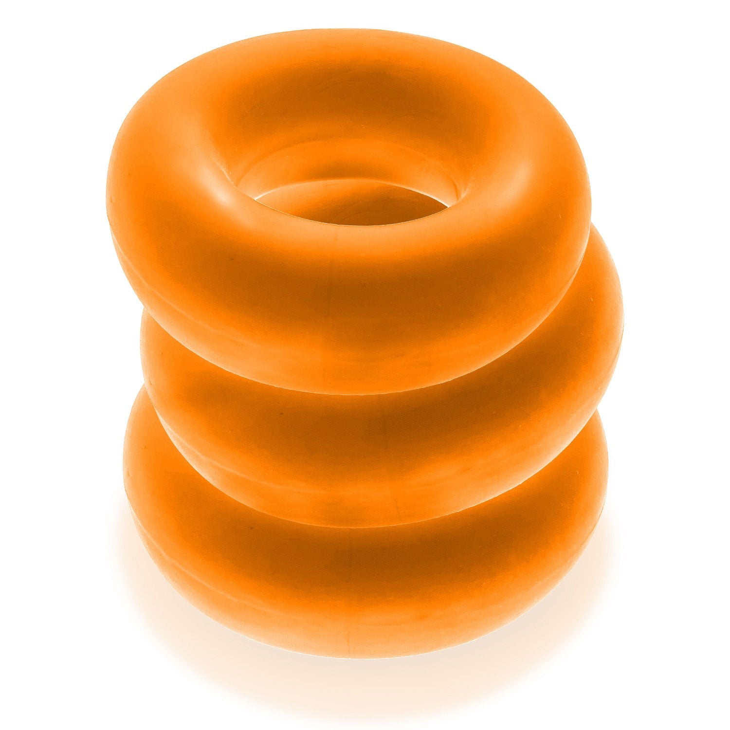 Fat Willy 3-Pack Jumbo Cockring - Orange | 840215121035 | Available at EroticWarehouse.com