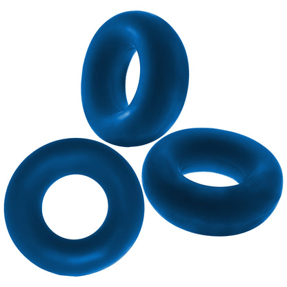 Fat Willy 3-Pack Jumbo C-Rings - Space Blue | 840215121066 | Available at EroticWarehouse.com