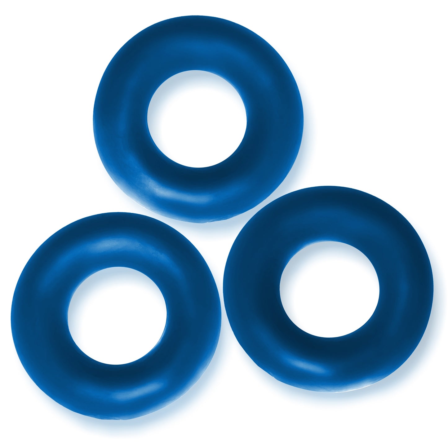 Fat Willy 3-Pack Jumbo C-Rings - Space Blue | 840215121066 | Available at EroticWarehouse.com