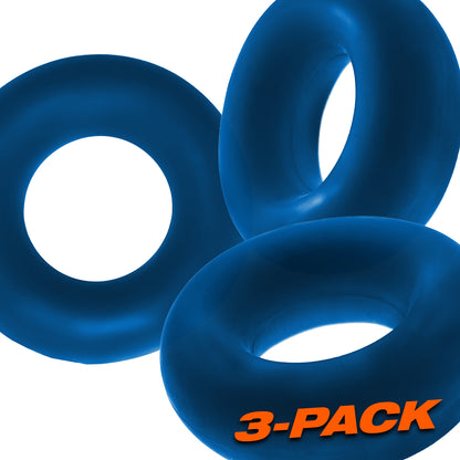 Fat Willy 3-Pack Jumbo C-Rings - Space Blue | 840215121066 | Available at EroticWarehouse.com