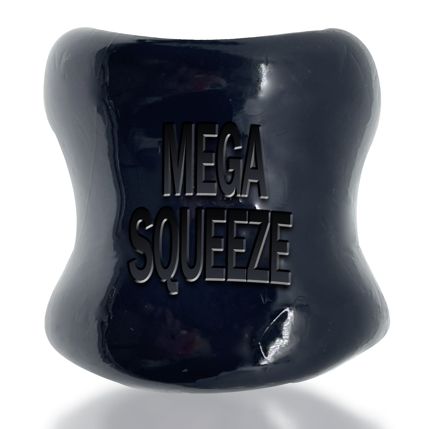 Mega Squeeze - Ergofit Ballstretcher - Black | 840215122636 | Available at EroticWarehouse.com