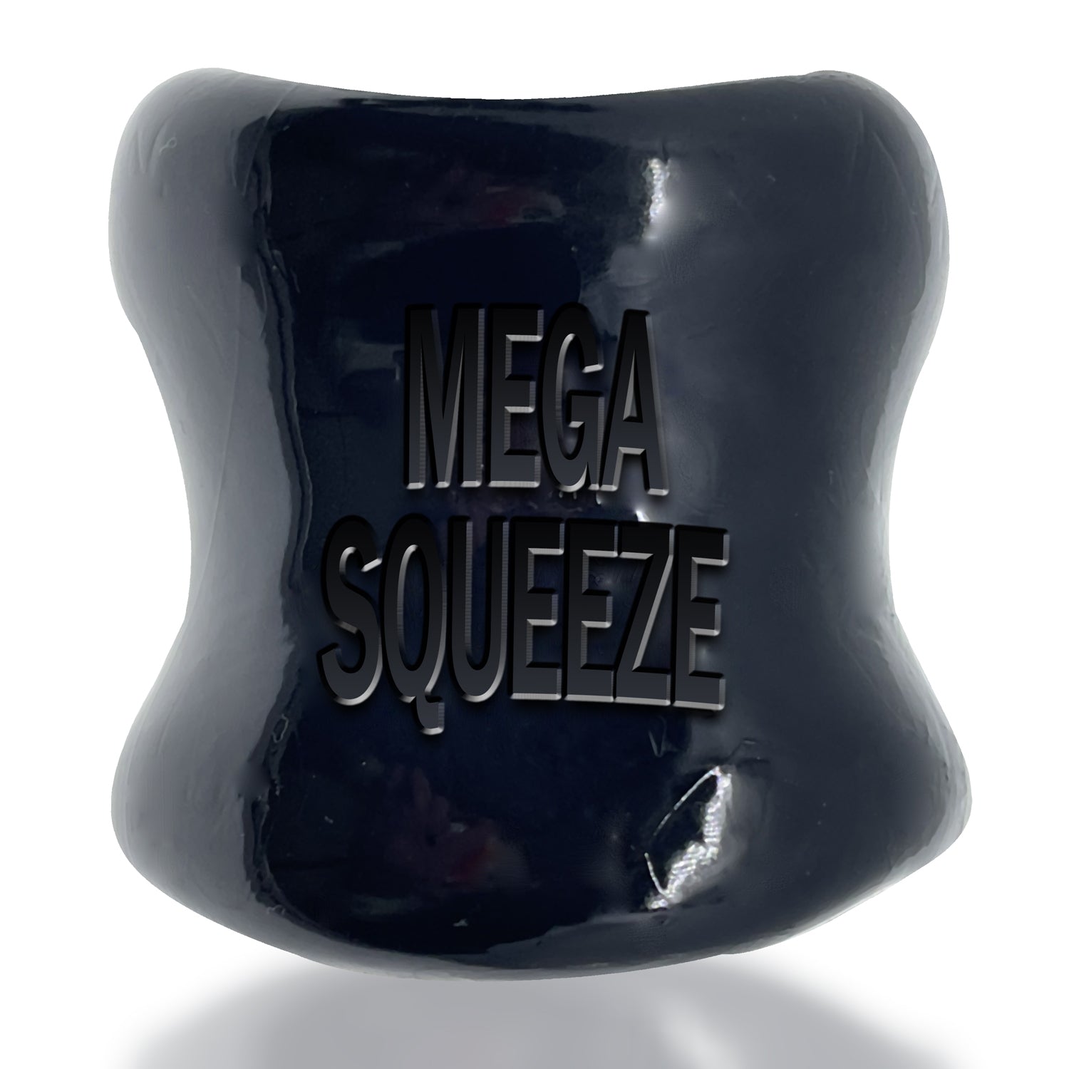 Mega Squeeze - Ergofit Ballstretcher - Black | 840215122636 | Available at EroticWarehouse.com
