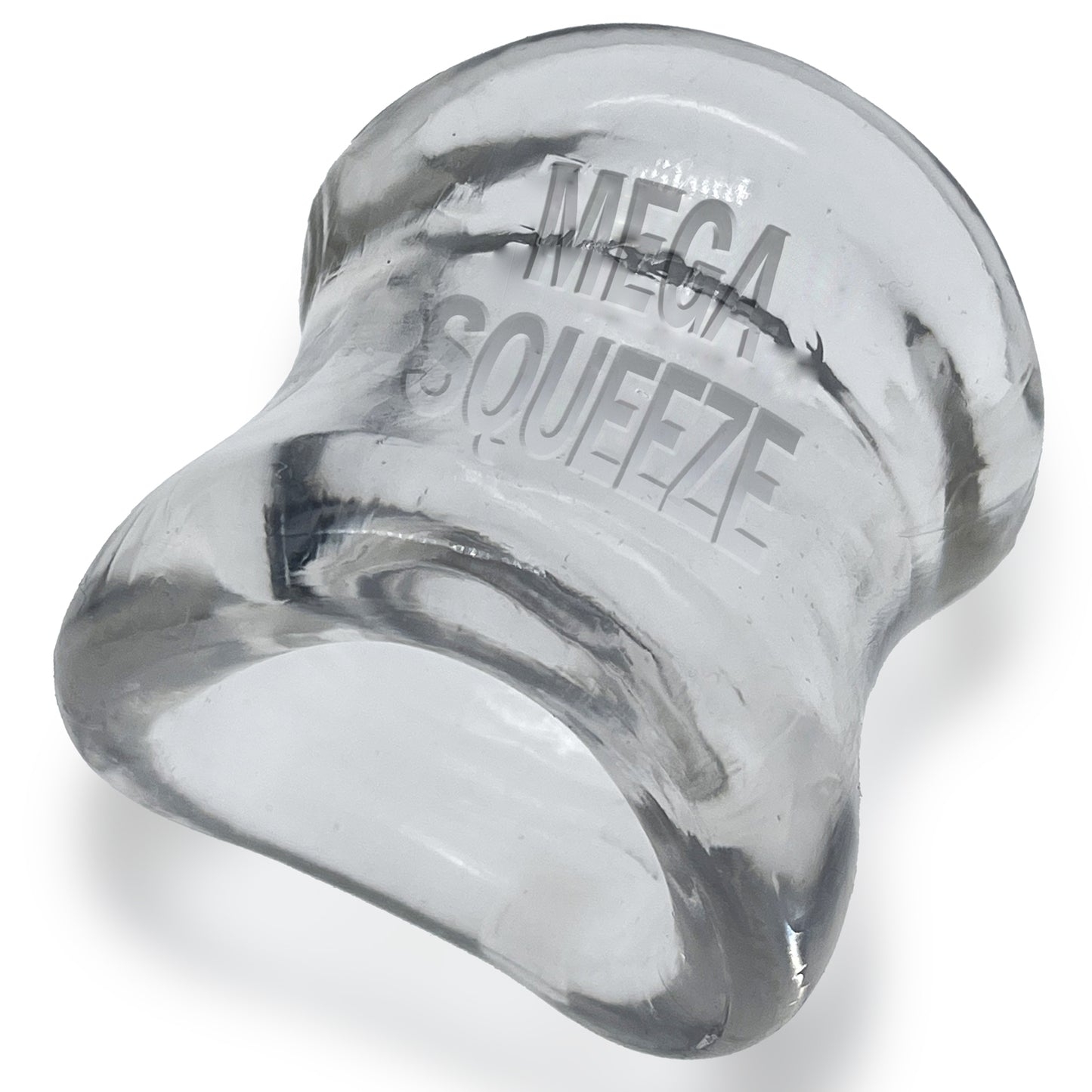 Mega Squeeze - Ergofit Ballstretcher - Clear | 840215122643 | Available at EroticWarehouse.com