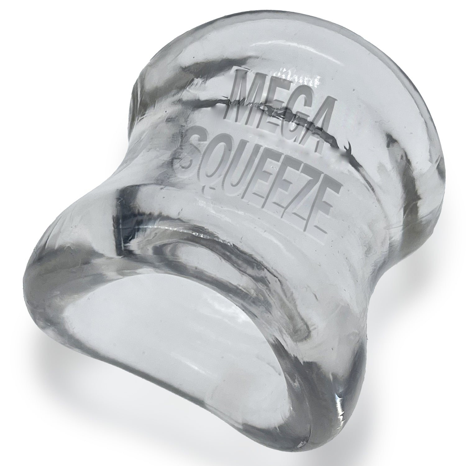 Mega Squeeze - Ergofit Ballstretcher - Clear | 840215122643 | Available at EroticWarehouse.com