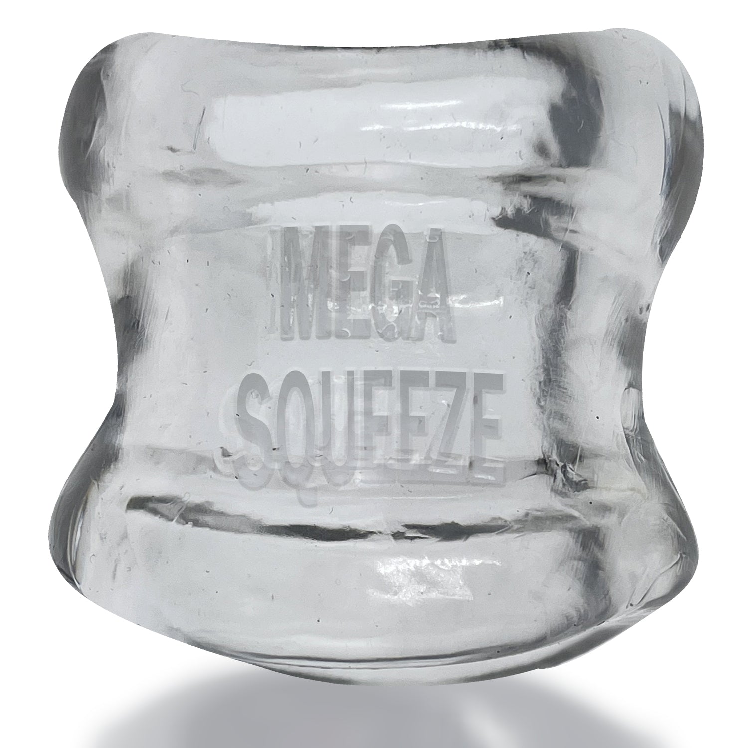 Mega Squeeze - Ergofit Ballstretcher - Clear | 840215122643 | Available at EroticWarehouse.com