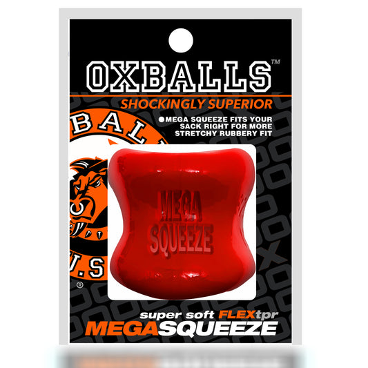 Mega Squeeze - Ergofit Ballstretcher - Red | 840215122650 | Available at EroticWarehouse.com