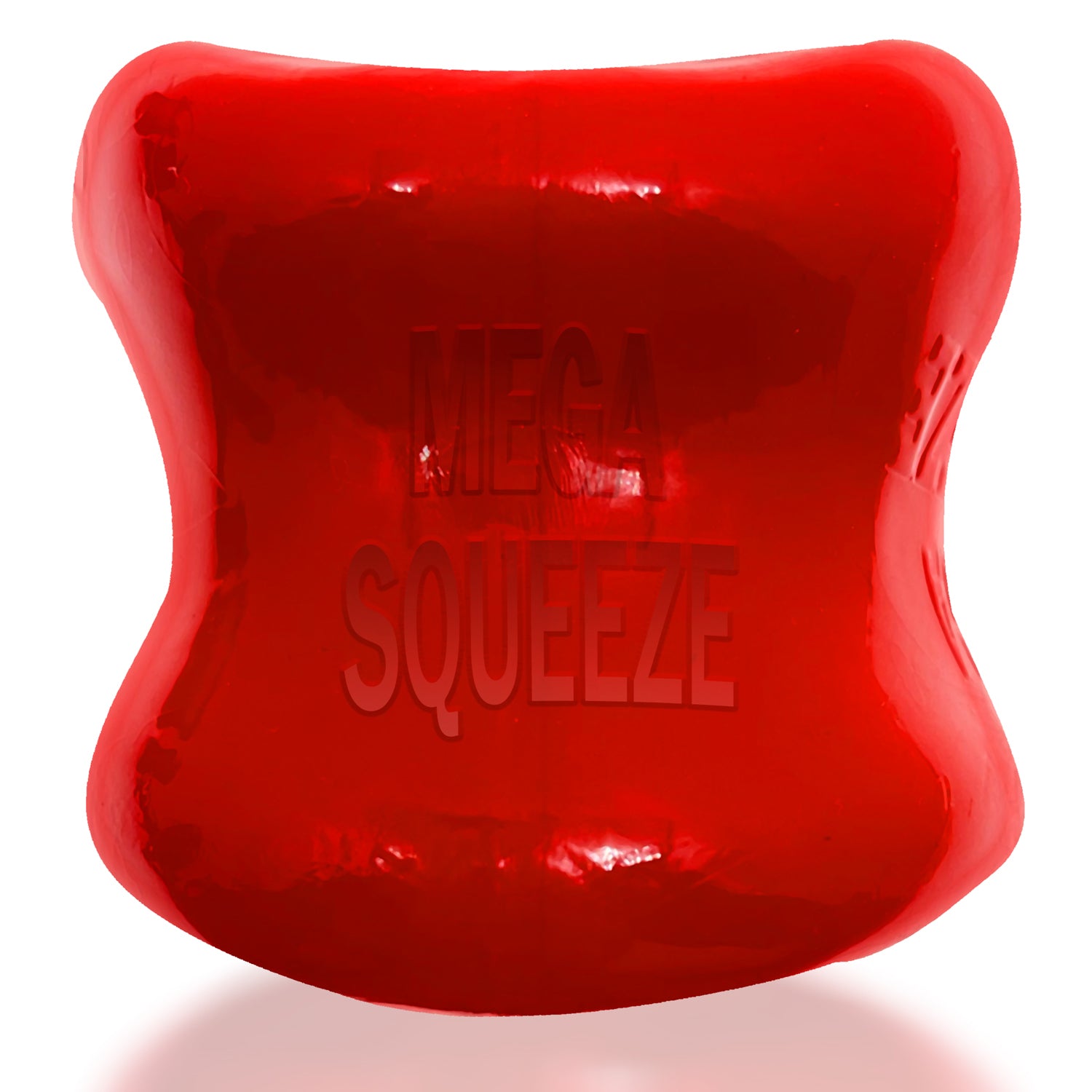 Mega Squeeze - Ergofit Ballstretcher - Red | 840215122650 | Available at EroticWarehouse.com