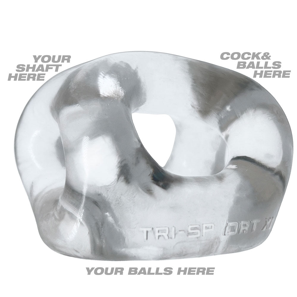 Tri-Sport XL - Clear | 840215122537 | Available at EroticWarehouse.com
