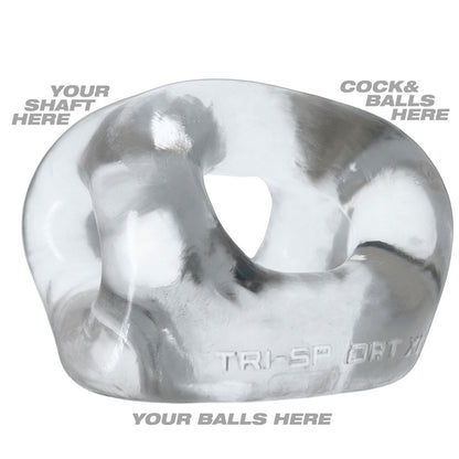 Tri-Sport XL - Clear | 840215122537 | Available at EroticWarehouse.com
