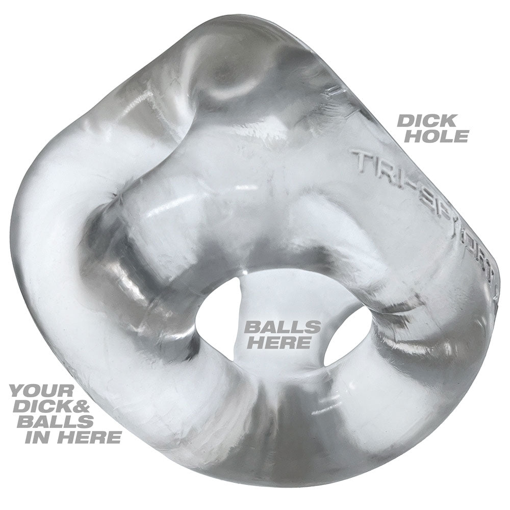 Tri-Sport XL - Clear | 840215122537 | Available at EroticWarehouse.com