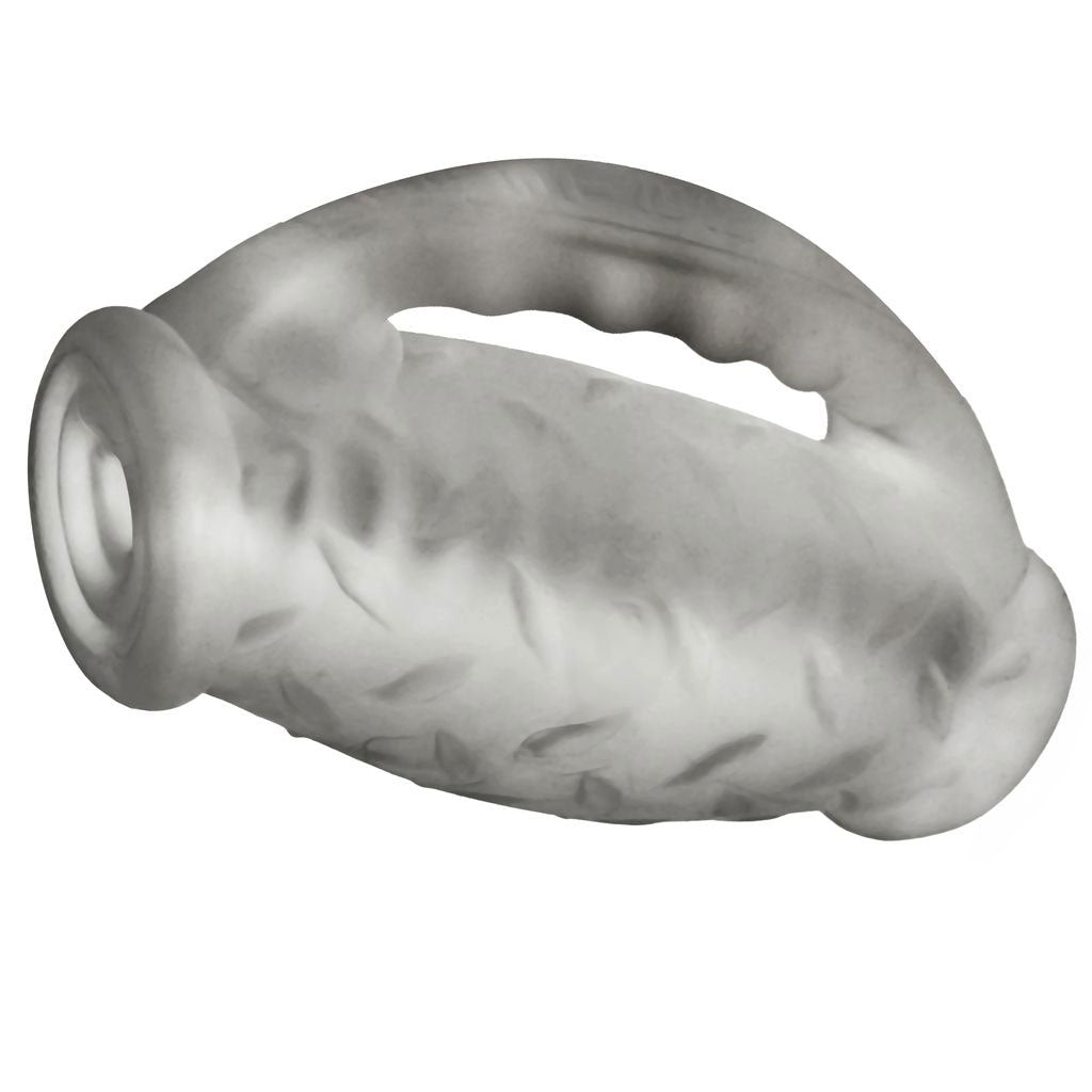 Masterjack Double Penetration Jo - Clear Ice | 840215122971 | Available at EroticWarehouse.com