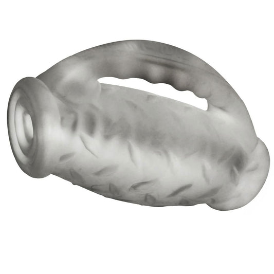 Masterjack Double Penetration Jo - Clear Ice | 840215122971 | Available at EroticWarehouse.com